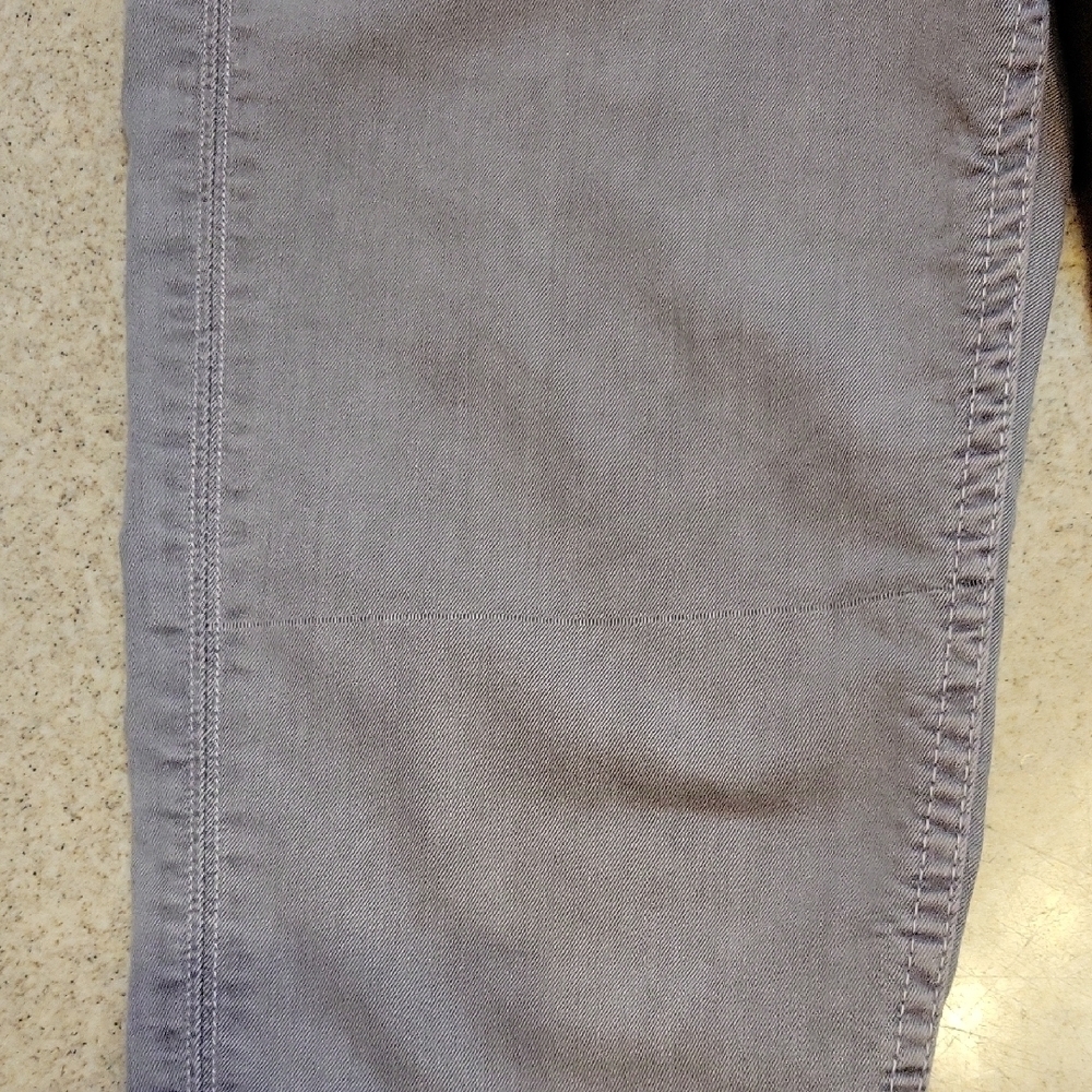 Hudson Crop Collin Light Gray Skinny Jeans Size 27 - Picture 12 of 16